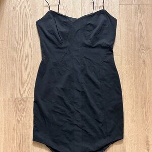 Forever 21, Black Bodycon Camisole Mini Dress, Size L